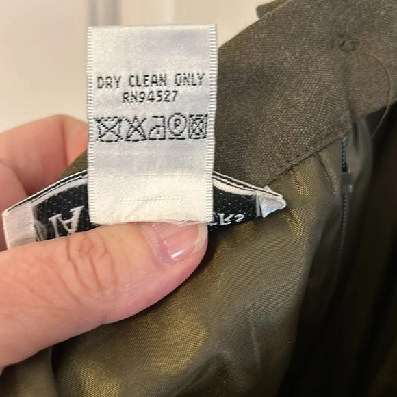 Travis Ayers Women’s 18W Green NWT Fully Lined Career Pencil Knee Length Skirt - Picture 7 of 7